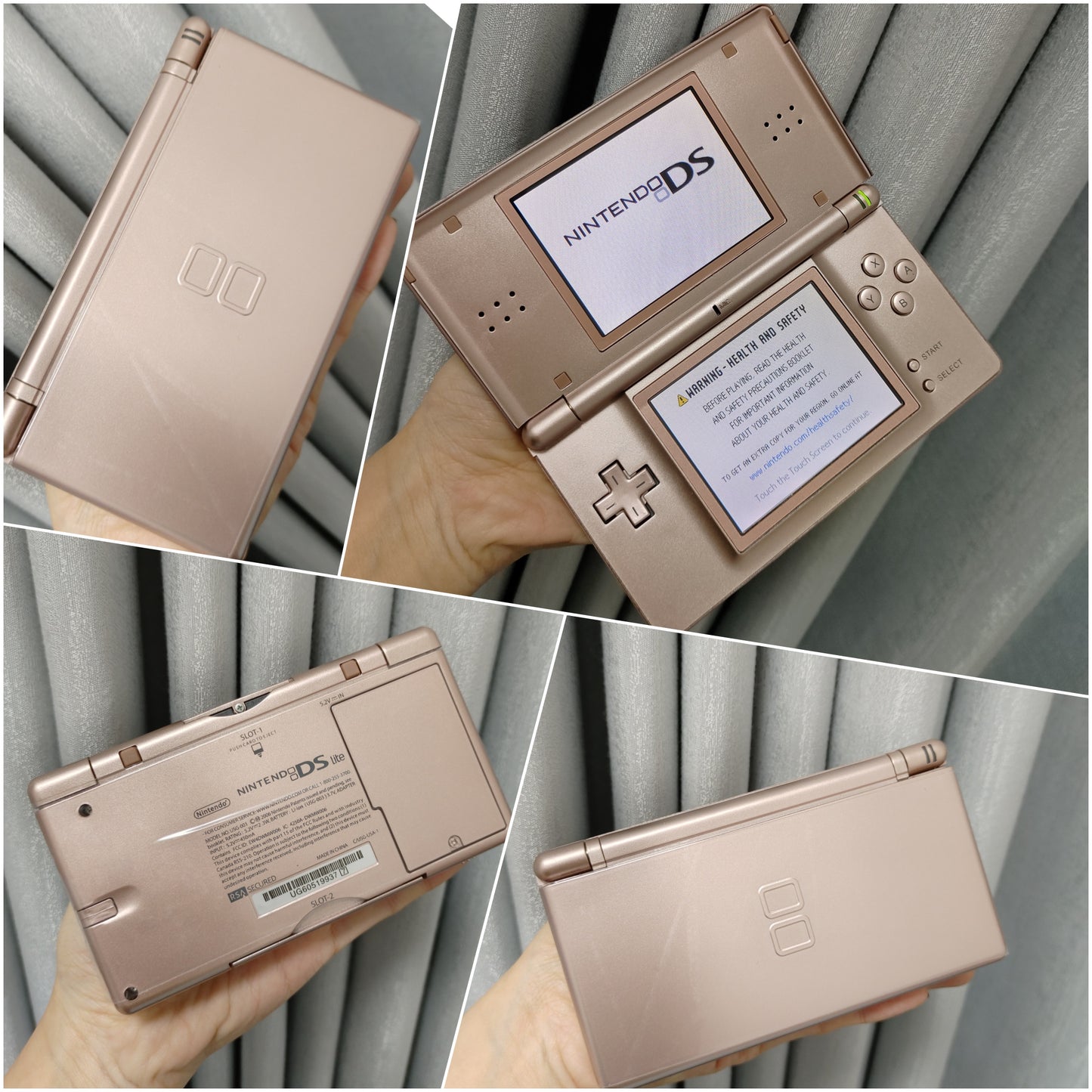 Custom Modded  Nintendo DS Lite renewed with a New 3rd party Shell + New Wall charger