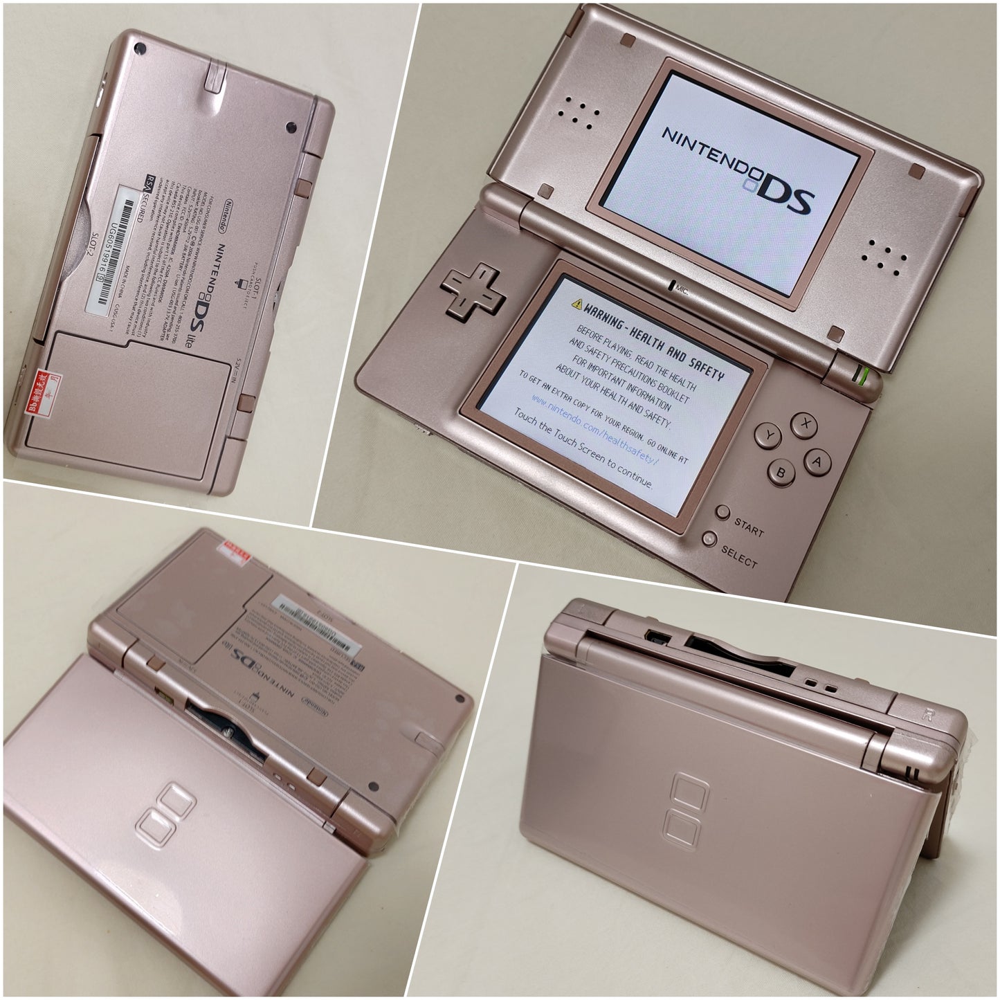 Custom Modded  Nintendo DS Lite renewed with a New 3rd party Shell + New Wall charger