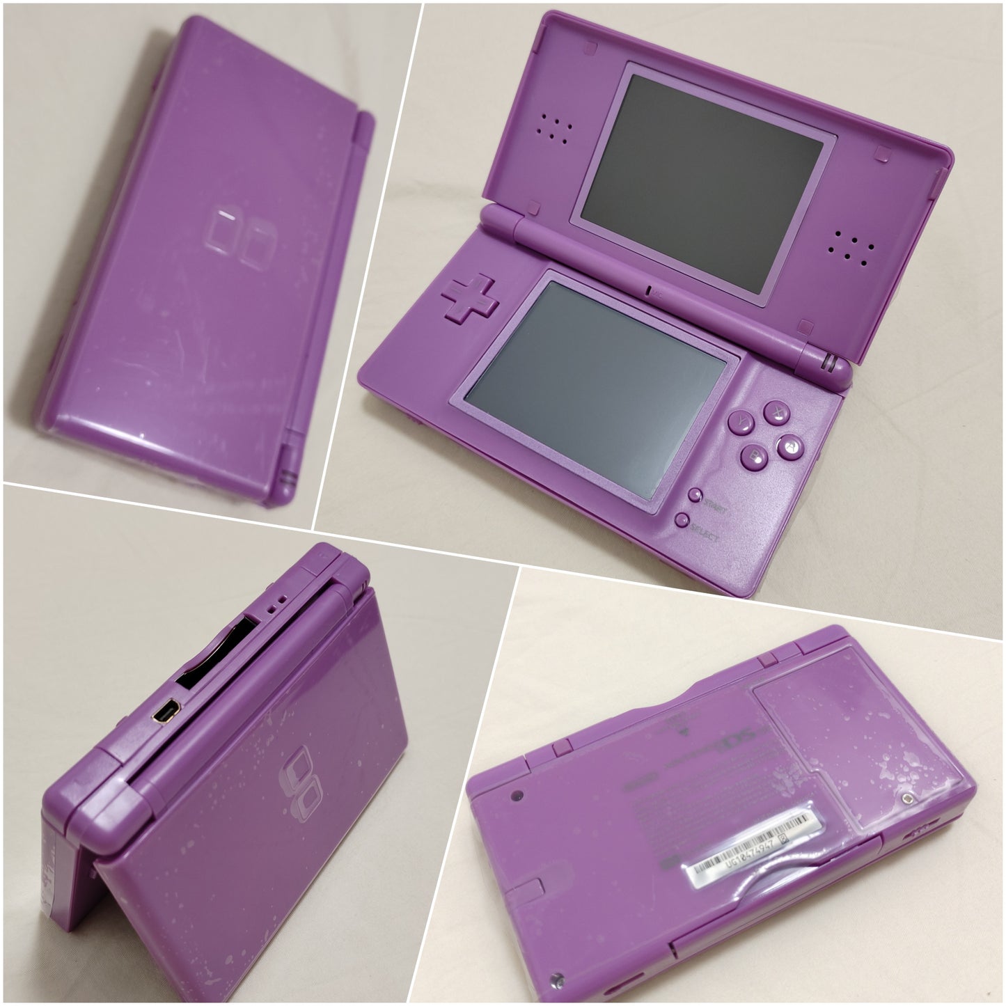 Custom Modded  Nintendo DS Lite renewed with a New 3rd party Shell + New Wall charger